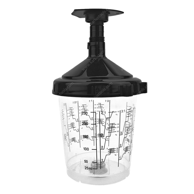 250ml 50 Pcs 125 190 Micron Mesh Filter Disposable Spray Gun Paint Measuring Cup System for Auto Body Refinishing