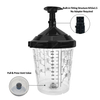 550ml 50 Pcs 125 190 Micron Mesh Filter Disposable Spray Gun Paint Measuring Cup System for Auto Body Refinishing