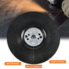 125mm M14 Thread Fiber Disc Backup Pad Spiral Cooling Sanding Pad Alloy Reinforced Backing Plate for Metal Angle Grinder