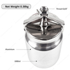G3/8 Thread 1000ml 1L Aluminium Spray Gun Paint Cup Professional Suction Feed Fluid Pot Replacement Tank for Air Paint Gun