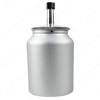 G3/8 Thread 1000ml Aluminium Spray Gun Paint Cup Pneumatic Tool Replacement Fluid Pot Suction Feed Paint Tank for Air Spray Gun