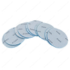 6 Inch 150mm P320-P3000 Abrasive Polishing Foam Disc Multiple Holes Soft Film Sanding Sponge for Automotive Paint Refinishing