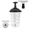 750ml 50 Pcs 125 190 Micron Mesh Filter Disposable Spray Gun Paint Measuring Cup System for Auto Body Refinishing