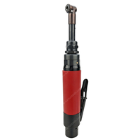 1/4'' M6 Spindle 3600rpm 1.2HP Extended Reach Right Angle Air Die Grinder Pneumatic Polishing Tool for Narrow Space Grinding