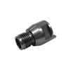 PCSTRPSAD-M3819 Aluminum BSP UNC Thread Spray Gun Cup Adapter Sprayer Cup Conversion Adapter for Gravity Feed Air Spray Gun Pot Replacement