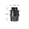 PCSTRPSAD-F1615 Aluminum BSP UNC Thread Spray Gun Cup Adapter Sprayer Cup Conversion Adapter for Gravity Feed Air Spray Gun Pot Replacement