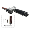 10x330mm 17000RPM High Speed Pneumatic Finger Belt Sander Air Grinding Machine for Metalworking Auto Body Repair Professionals