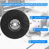 125mm M14 Thread Angle Grinder Backing Pad Spiral Rib Cooling Sanding Pad Reinforced Plastic Backup Pad for Metal Polishing