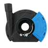 7 Inch 180mm Surface Grinding Angle Grinder Vacuum Shroud Flush Edge Dust Extraction Collector Cover Kit for Concrete Polishing