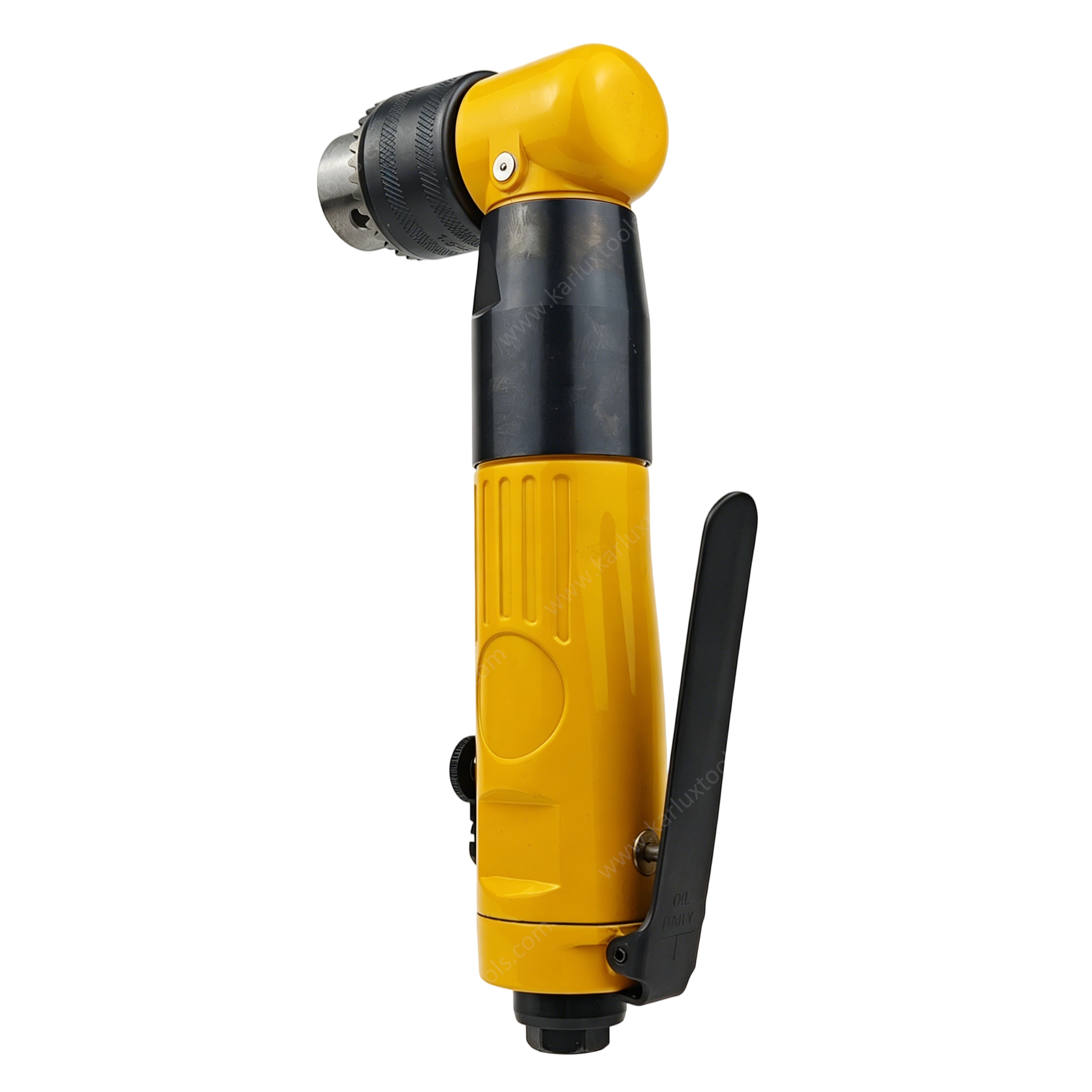 1/2 Inch Collet 800RPM 9.5mm Keyed Chuck Reversible Right Angle Air Drill Mini Pneumatic Drill for Auto Collision Repair
