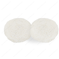 10 Inch 240mm M14 M16 5/8"-11 Thread Double-Sided Australian Wool Polishing Pad for Car Buffing Waxing Finishing