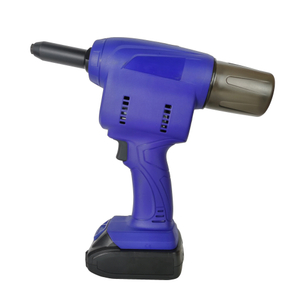 20KN High Pull Force 18V 4.0mm-6.4mm Blind Rivets Rechargeable Battery Powered Riveter Heavy Duty Portable Electric Riveting Tool Cordless Rivet Gun