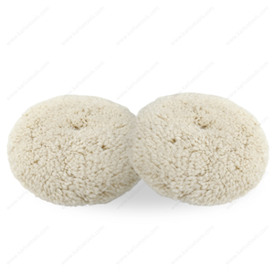 9 Inch 230mm 5/8-11 Thread High Density Australian Double Sided Wool Buffing Pad for Car Paint Auto Detailing