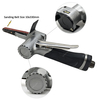 10x330mm 17000RPM High Speed Pneumatic Finger Belt Sander Air Grinding Machine for Metalworking Auto Body Repair Professionals