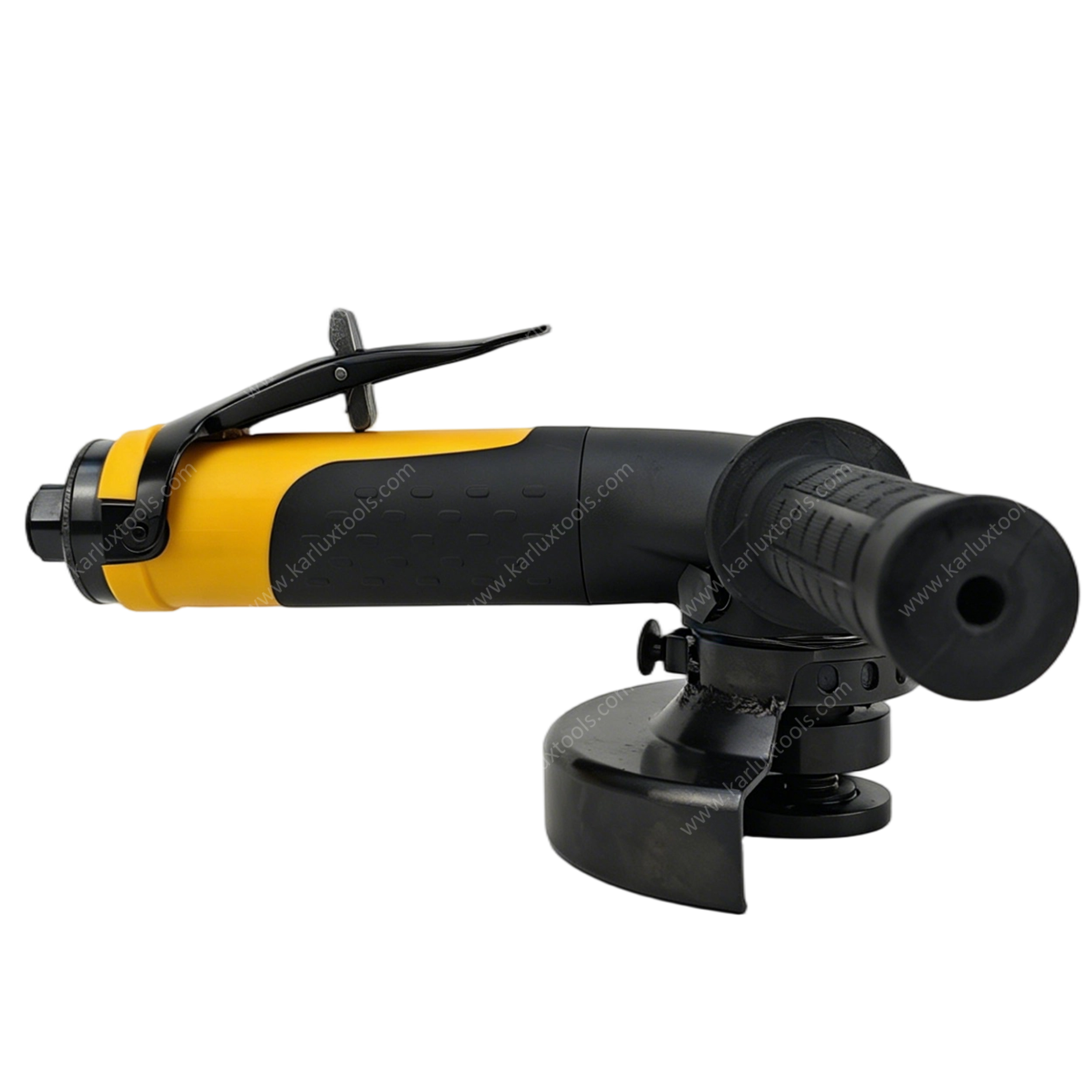 5 Inch 12000RPM Industrial Air Angle Grinder 2.4Hp High Power Heavy Duty Pneumatic Grinding Tool Handheld Air Disc Grinder