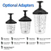 550ml 50 Pcs 125 190 Micron Mesh Filter Disposable Spray Gun Paint Measuring Cup System for Auto Body Refinishing