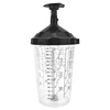 750ml 50 Pcs 125 190 Micron Mesh Filter Disposable Spray Gun Paint Measuring Cup System for Auto Body Refinishing