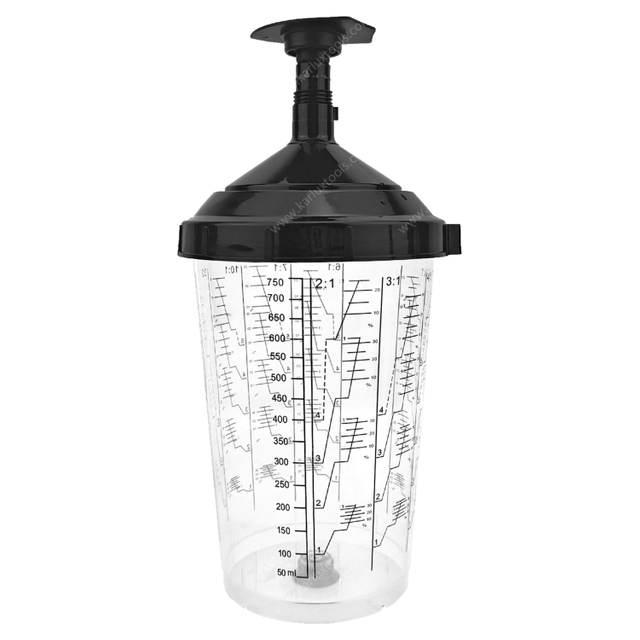750ml 50 Pcs 125 190 Micron Mesh Filter Disposable Spray Gun Paint Measuring Cup System for Auto Body Refinishing