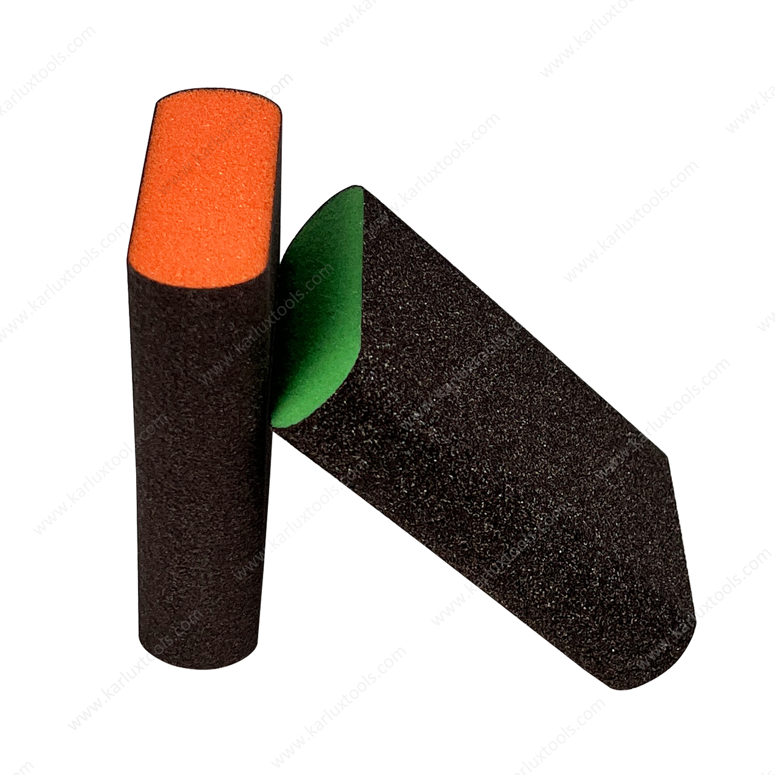 100x70x25mm Aluminium Oxide P60-P400 Medium Hard Curved Edge Sanding Sponge Contour Abrasive Block for Furniture Polishing