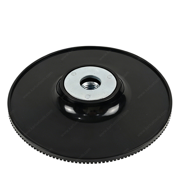 125mm M14 Thread Fiber Disc Backup Pad Spiral Cooling Sanding Pad Alloy Reinforced Backing Plate for Metal Angle Grinder