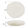 10 Inch 240mm 5/8-11 Thread High Density Australian Double Sided Wool Buffing Pad for Car Paint Auto Detailing