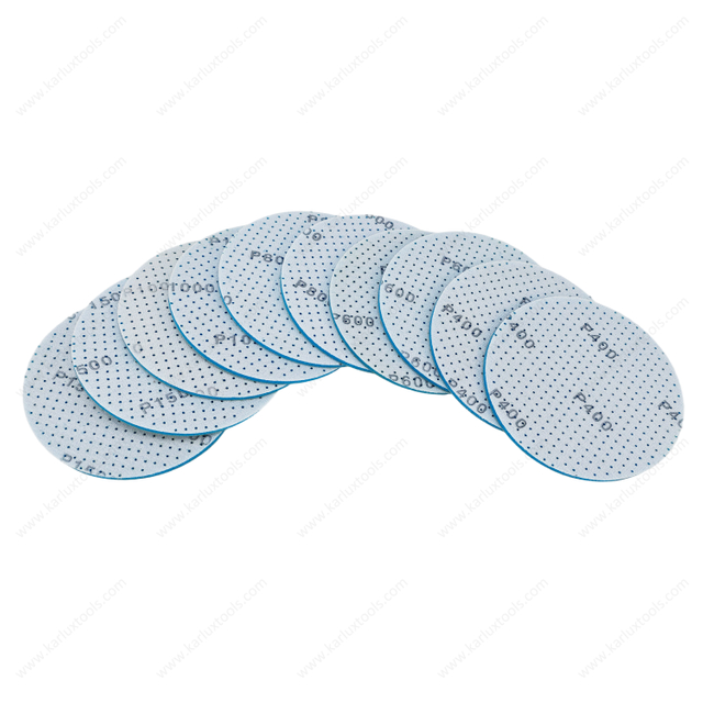 6 Inch 150mm P320-P3000 Abrasive Polishing Foam Disc Multiple Holes Soft Film Sanding Sponge for Automotive Paint Refinishing