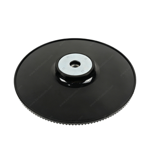 180mm M14 Thread Fiber Disc Backup Pad Spiral Cooling Sanding Pad Alloy Reinforced Backing Plate for Metal Angle Grinder