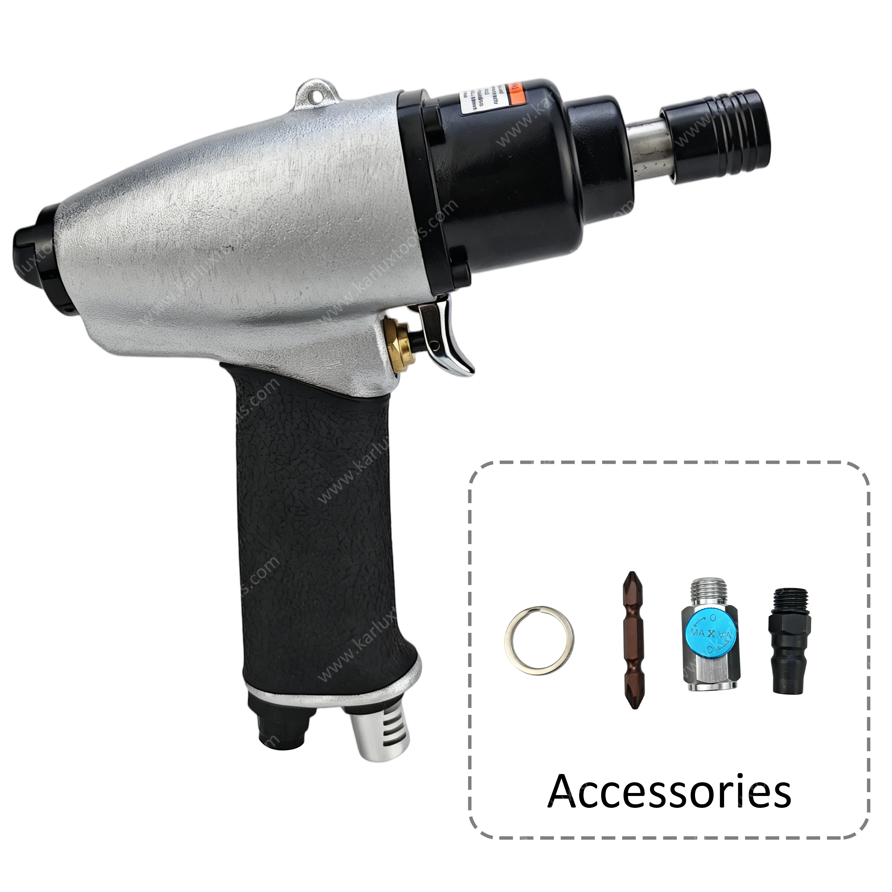 70Nm 9000rpm 1/4 Inch 8-10mm High Torque Pistol Grip Air Screwdriver Heavy Duty Pneumatic Screw Driver for Auto Assembly